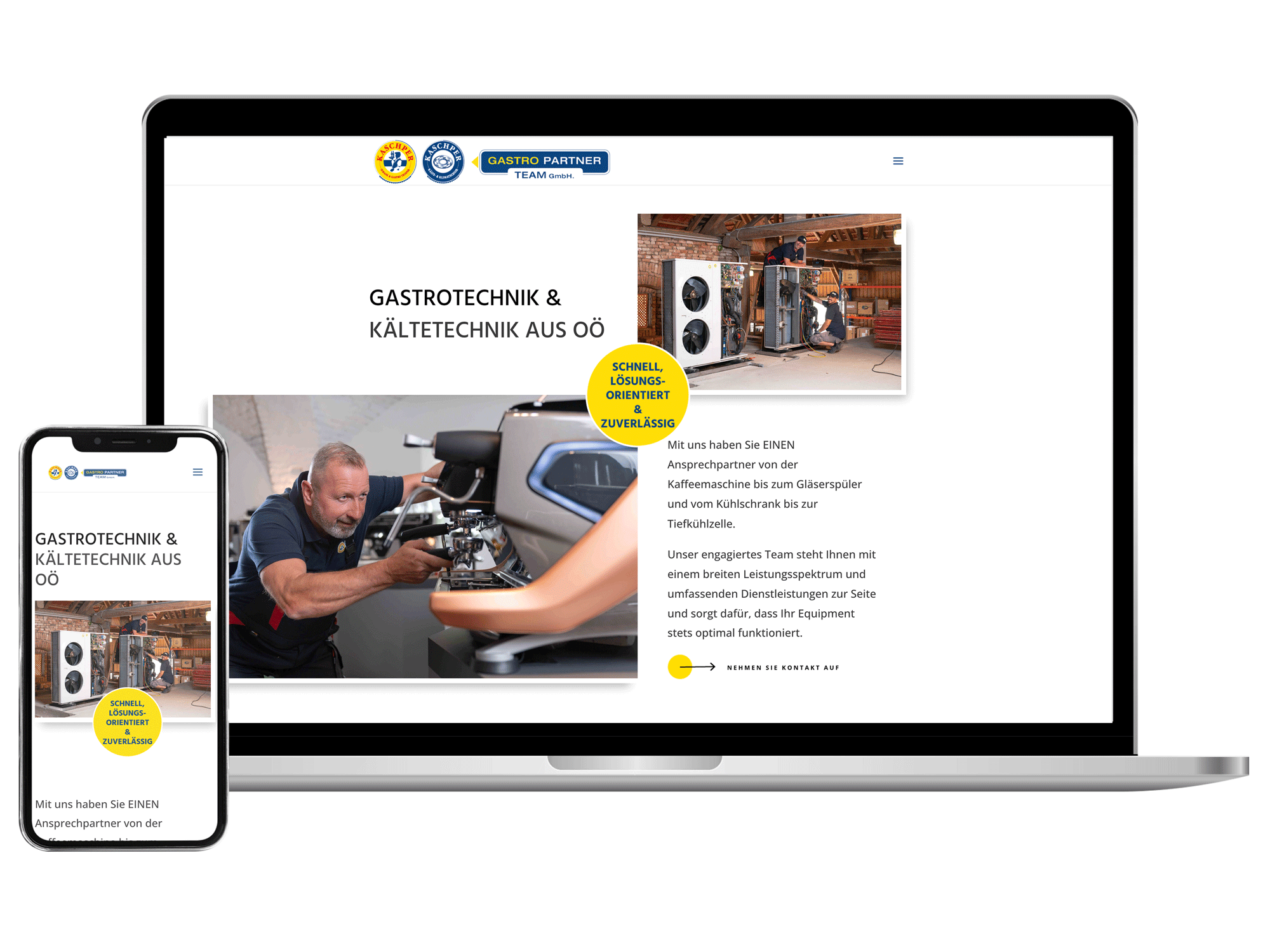 Website Kaschper Gastrotechnik